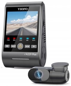 KAMERA SAMOCHODOWA VIOFO A229 PLUS 2CH HDR GPS WIFI SONY STARVIS 2