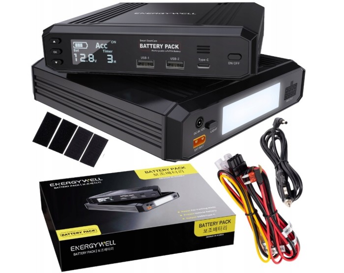 AKUMULATOR BATERIA DO KAMER SAMOCHODOWYCH ENERGY WELL P6 ULTRA 102,4Wh 8A
