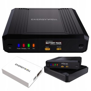 AKUMULATOR BATERIA POWERBANK DO KAMER SAMOCHODOWYCH ENERGY WELL P6C 102,4Wh
