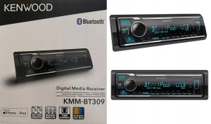 KENWOOD KMM-BT309 RADIO SAMOCHODOWE BLUETOOTH MULTICOLOR MP3