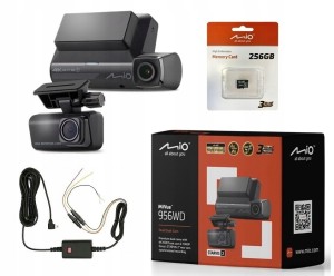 WIDEOREJESTRATOR MIO MIVUE 956WD Dual 4K HDR + 256GB HIGH + MIO SMARTBOX IV