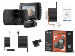 KAMERA SAMOCHODOWA MIO MiVue 903WD Pro DUAL HDR STARVIS 2, SMARTBOX + 256GB