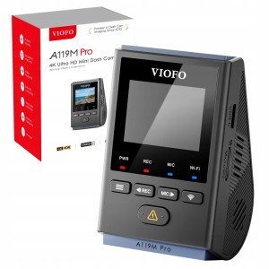 KAMERA REJESTRATOR TRASY VIOFO A119M PRO GPS WIFI 4K HDR SONY STARVIS 2